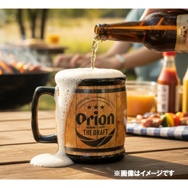 オリオンビール 樽 マグカップ 470mlの写真4